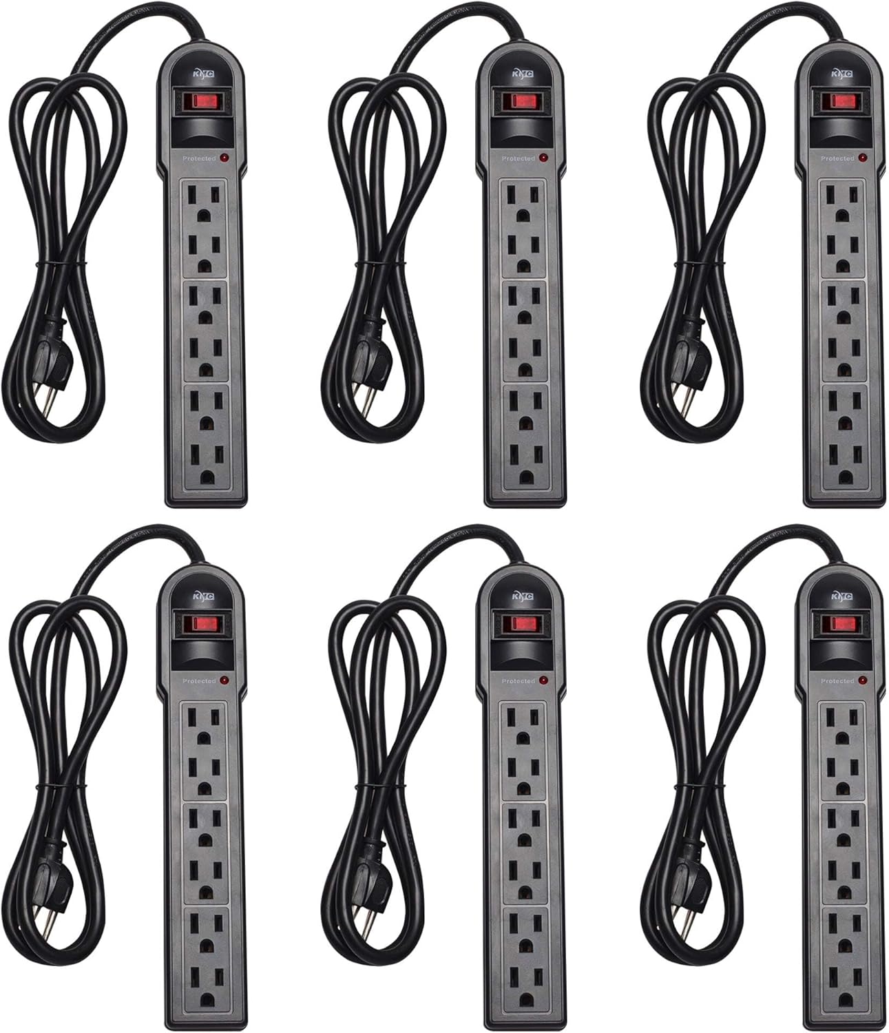 KMC 6-Outlet Surge Protector Power Strip 6 Pack Review