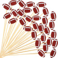 Football Bamboo Appetizer Picks Set