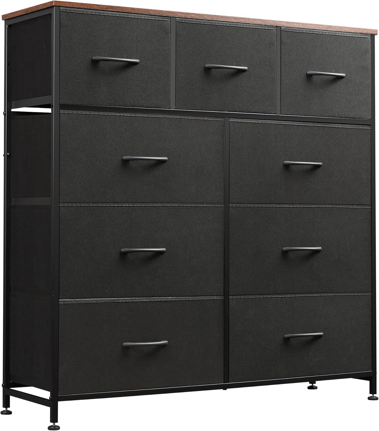 WLIVE 9 Drawer Dresser: Stylish Fabric Storage Tower for Home