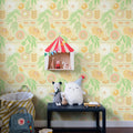 Boho Wallpaper Peel and Stick 17.3 in x 480 in - Sun Floral Retro