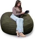 Big Joe Fuf 5Ft Oversized Foam Bean Bag Chair for All Ages
