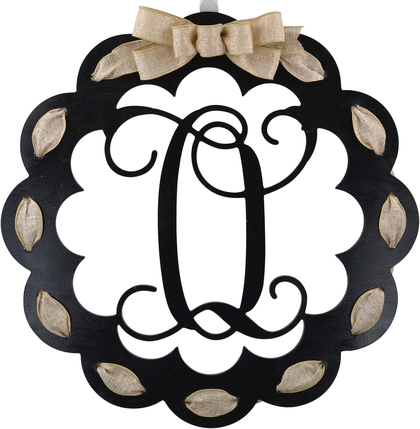 Monogrammed Door Hanger with Letter O - Perfect Gift Idea