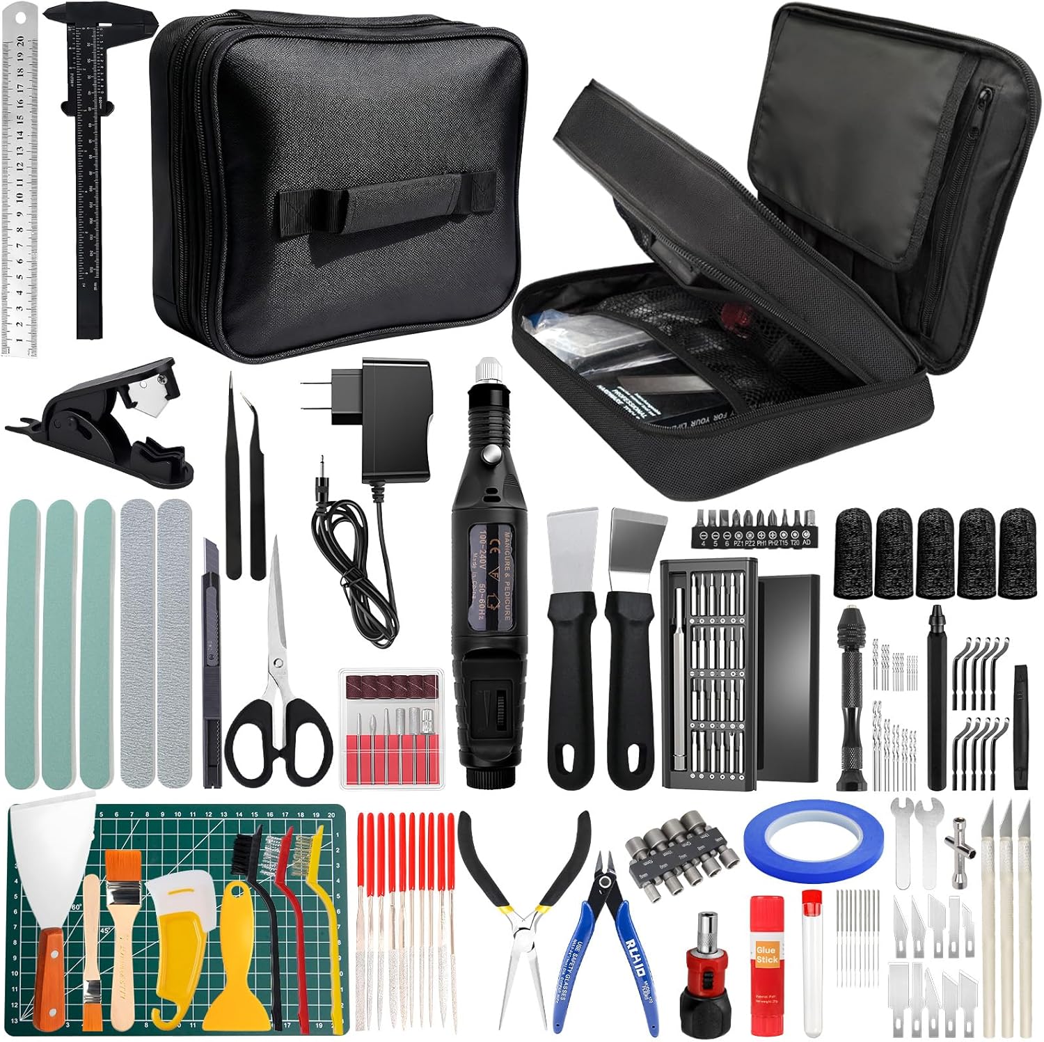 164Pcs 3D Printing Accessory Tools with Tool Bag for Modelers