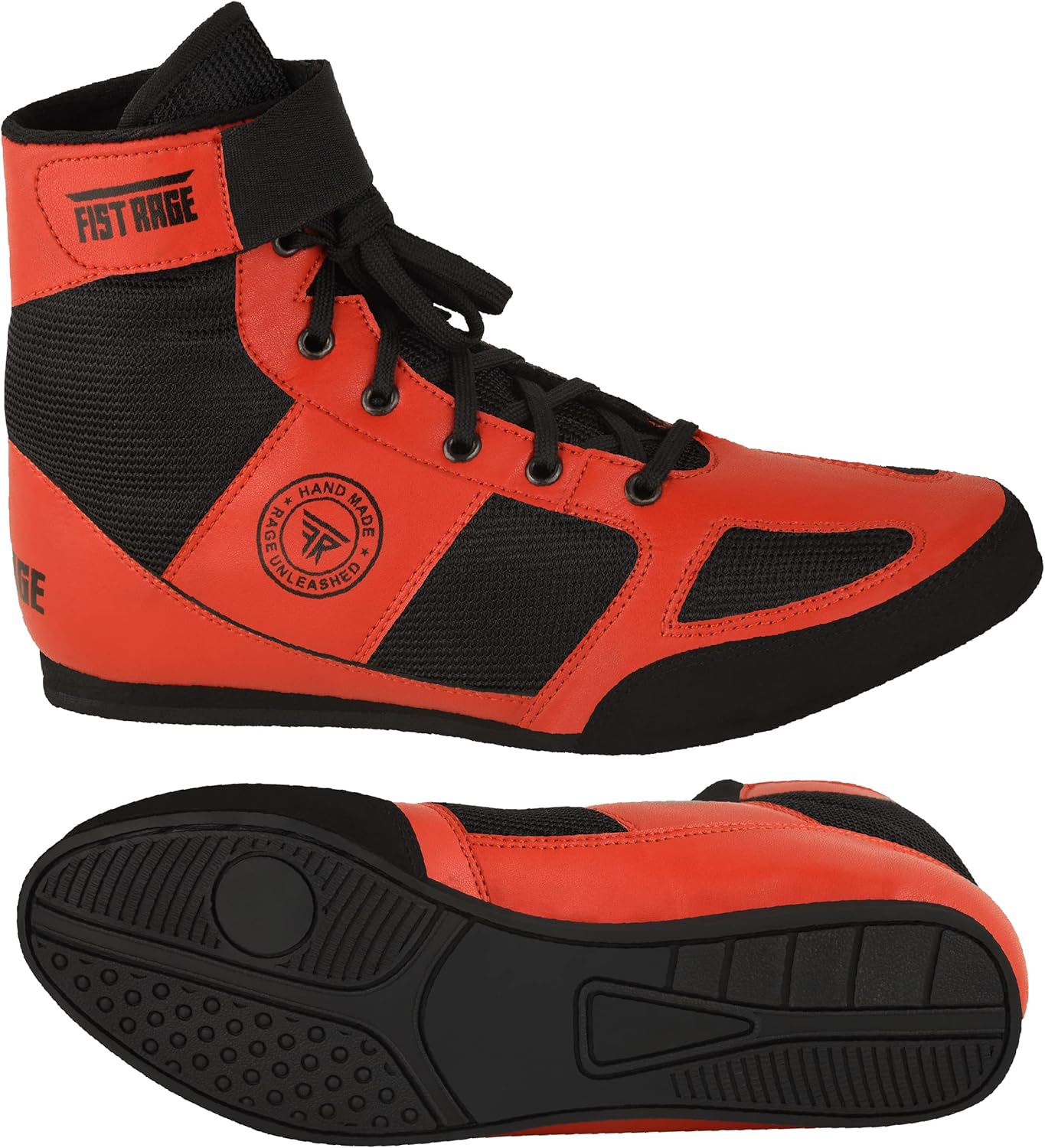 Lightweight Leather Boxing Shoes Pro Men & Youth