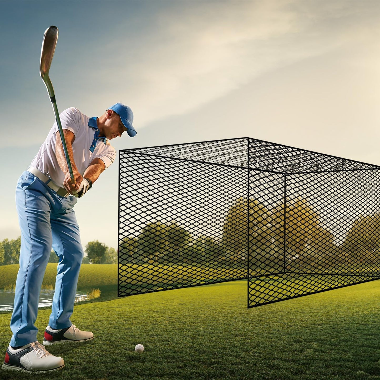 Multi-Sport Practice Net: Durable & Versatile