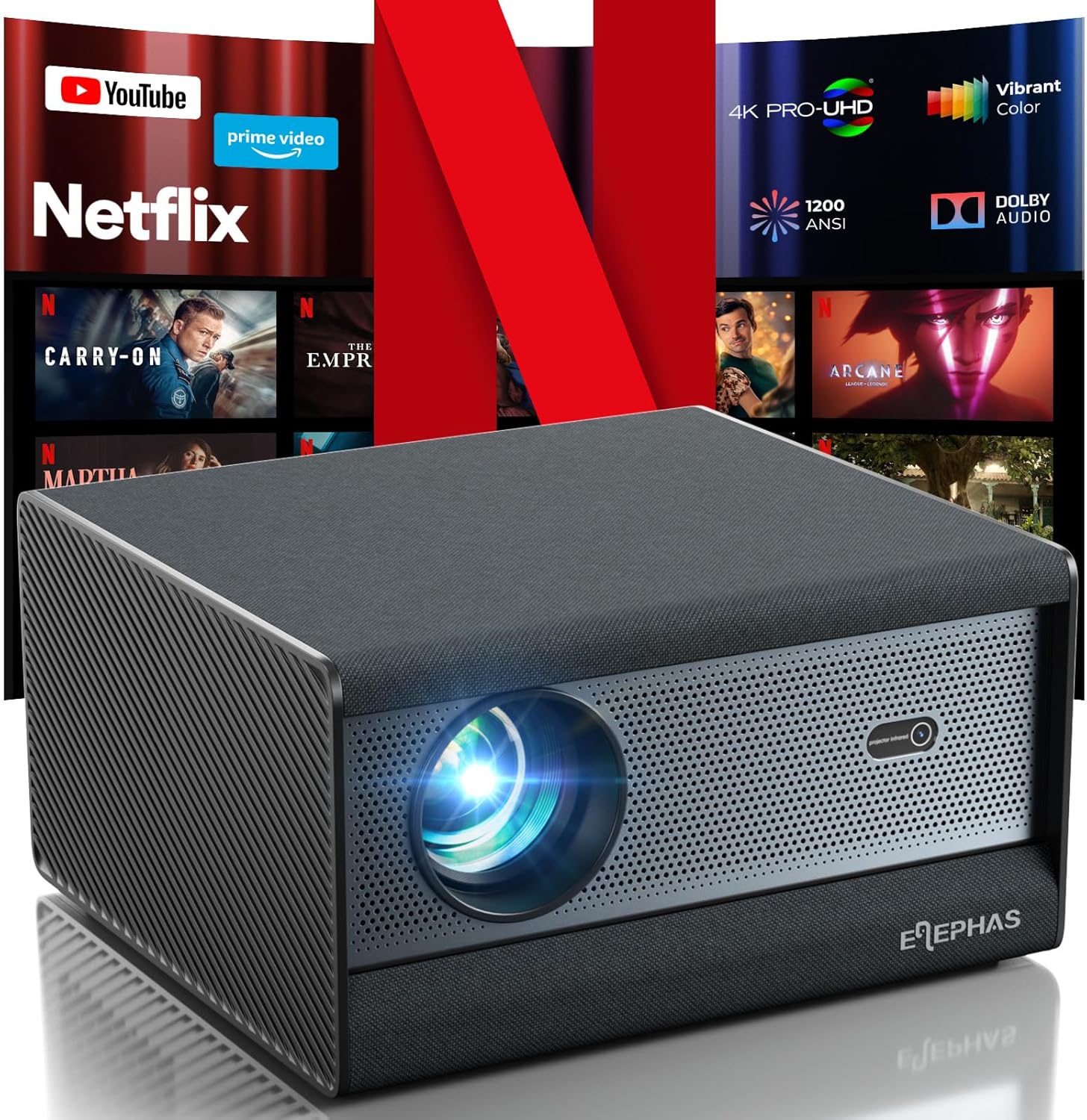 4K Smart Projector for Ultimate Entertainment