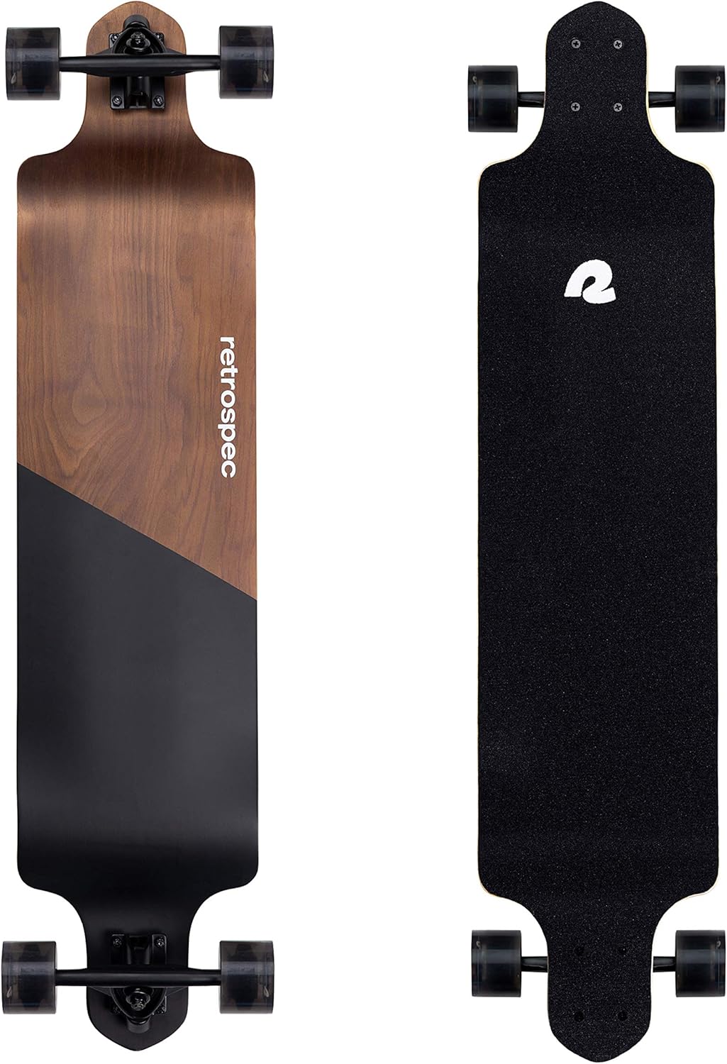 Retrospec Tidal Drop Down Longboard - 41in Wide Deck for Cruising