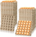 30 Cell Egg Cartons 120 Pack - Stackable Reusable Pulp Flats
