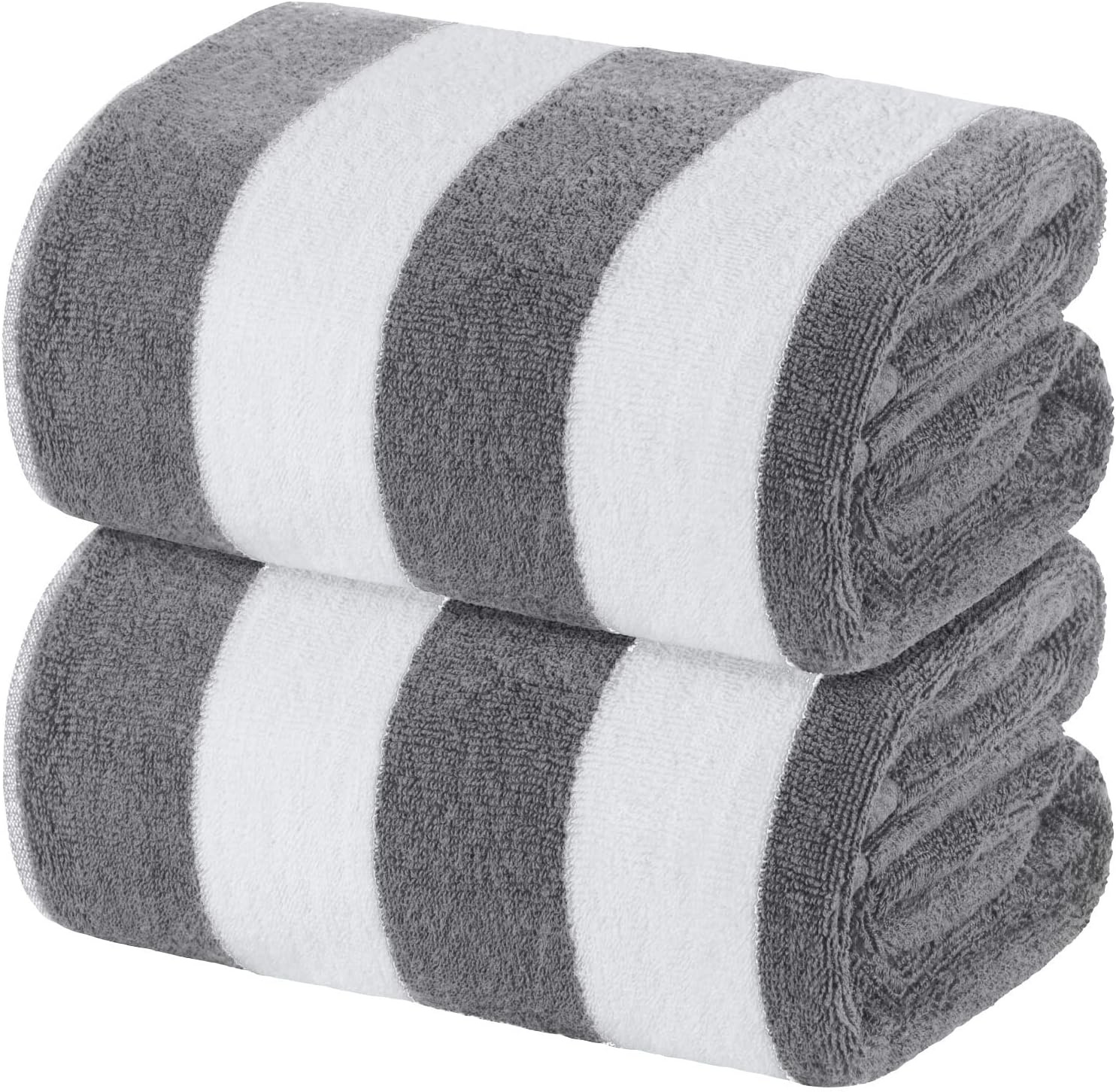 Oversized Cabana Stripe Cotton Bath Towels for Ultimate Relaxation