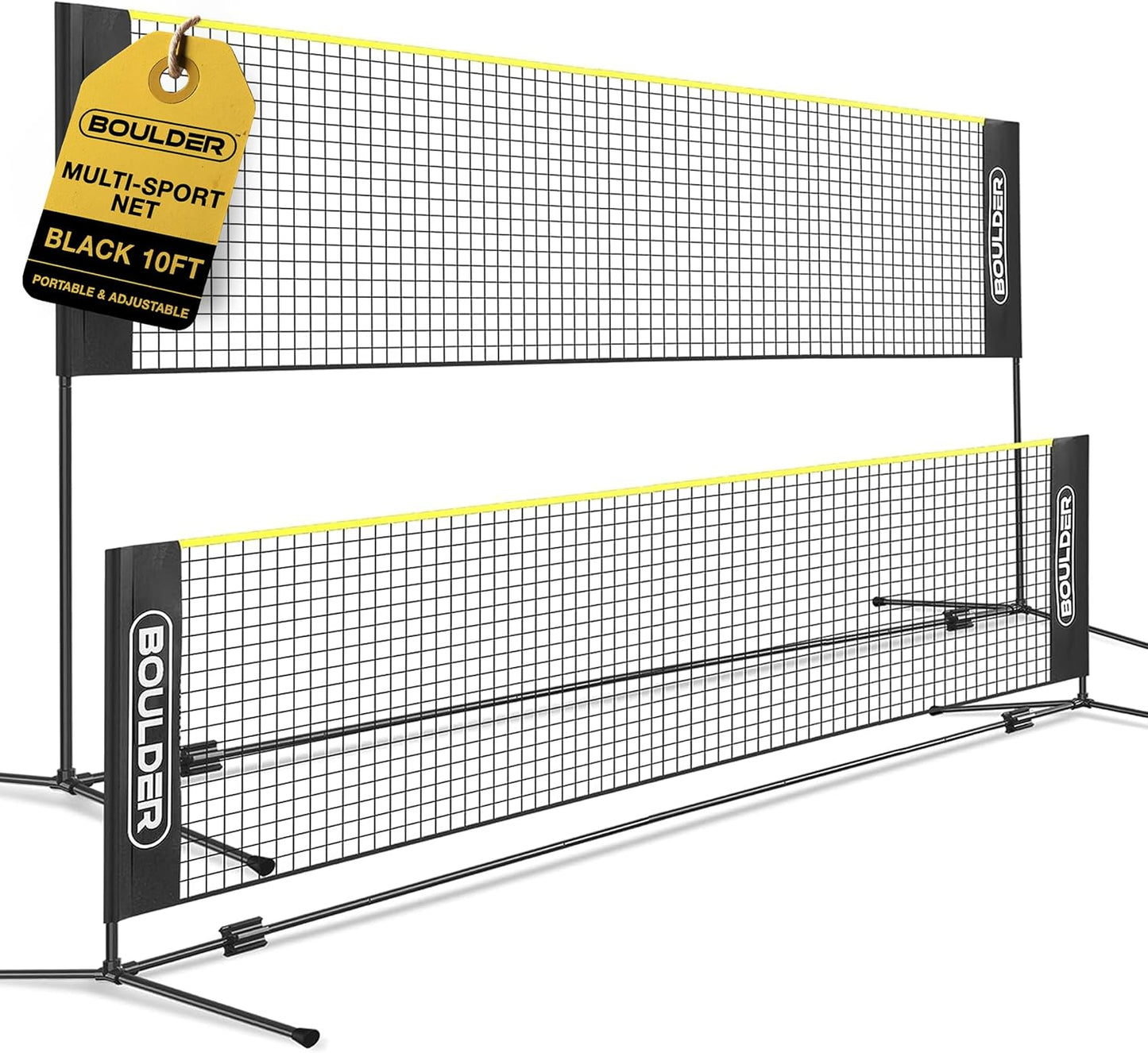 Boulder Portable Badminton Pickleball Net for Multiple Sports