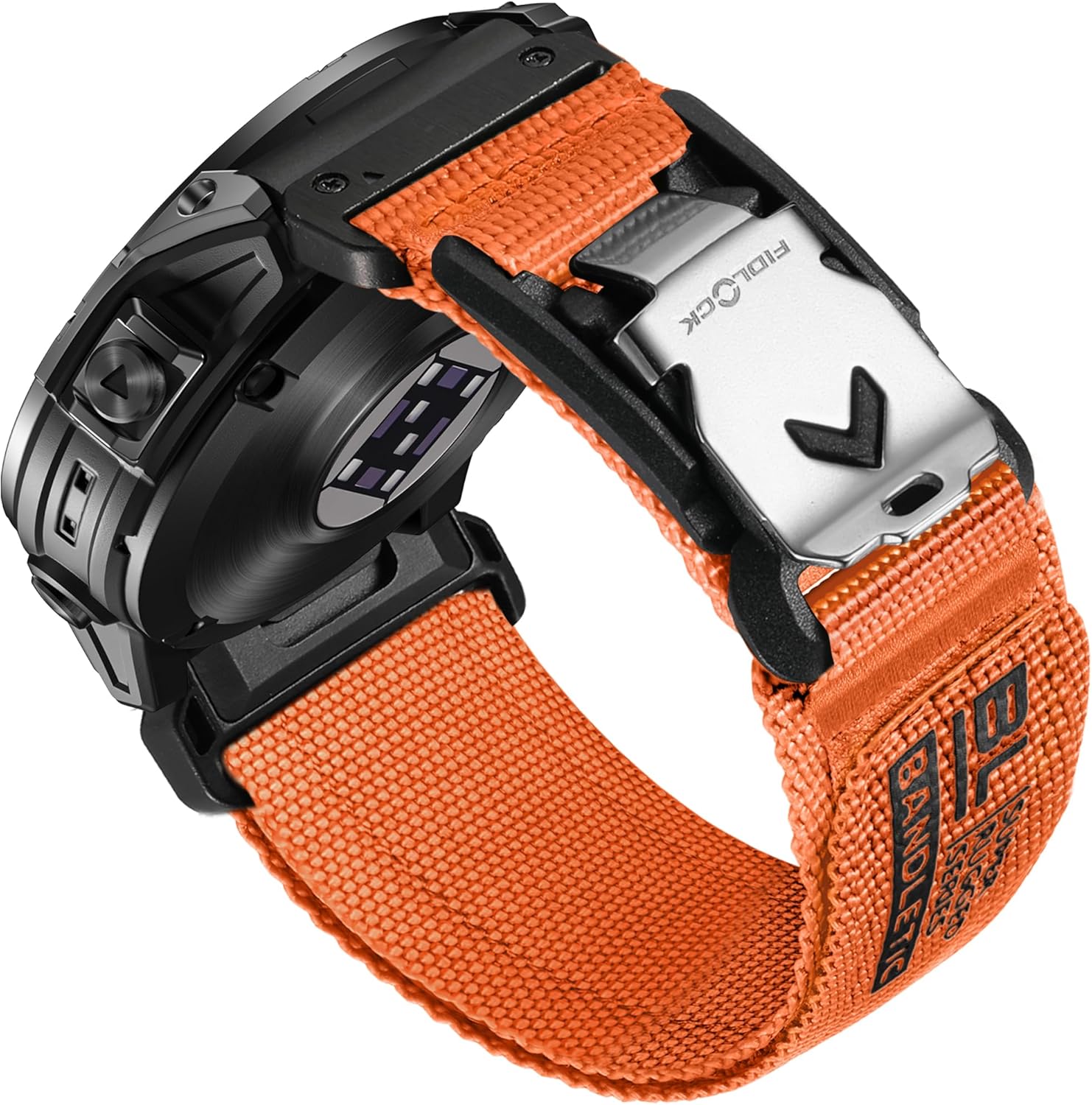 Compatible Garmin Fenix 6 Watch Band - Rugged Nylon Strap