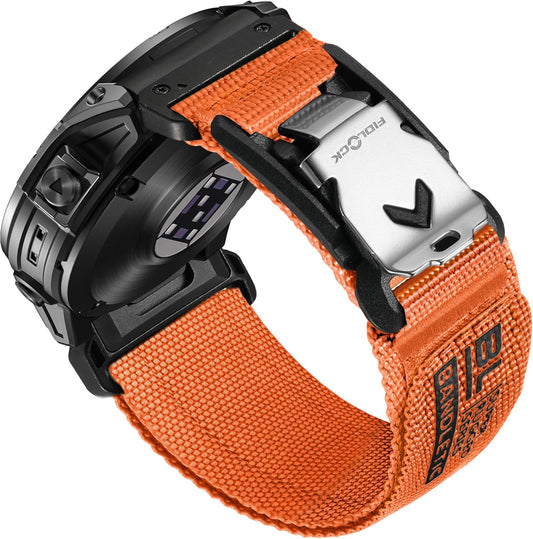 Compatible Garmin Fenix 6 Watch Band - Rugged Nylon Strap