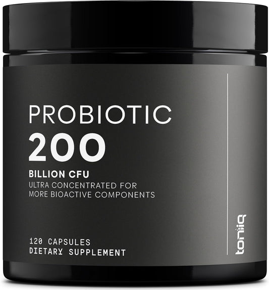 Toniiq Probiotic Supplement with 200 Billion CFU and 30 Strains