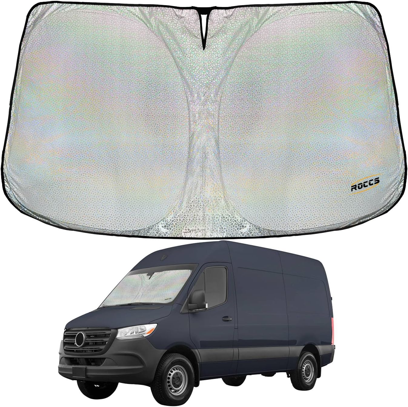 ROCCS Iridescent Windshield Sun Shade for Dodge RAM ProMaster