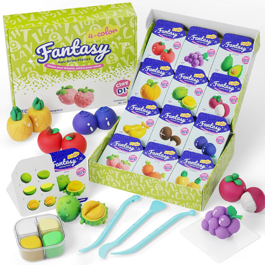 Air Dry Modeling Clay for Kids - Creative Craft Kit for Ages 3
