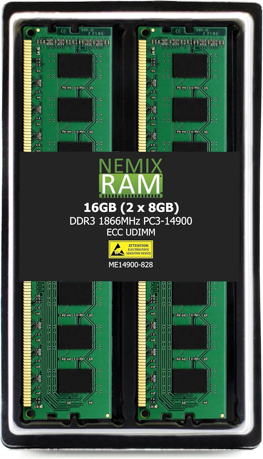 NEMIX RAM 16GB DDR3 1866MHZ PC3-14900 Memory Upgrade Kit