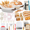 38 Pcs Sourdough Starter Kit Banneton Set - Complete Proofing Bundle