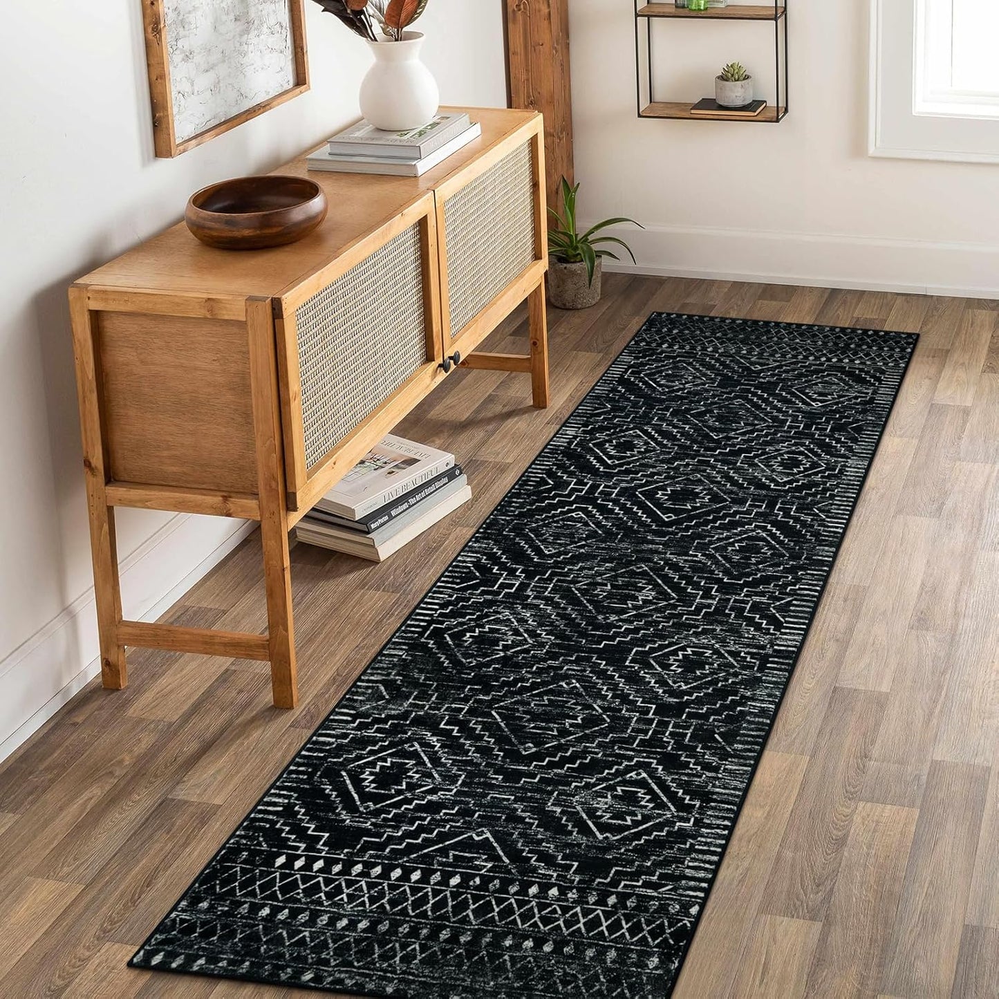Wonnitar Moroccan Runner Rugs for Hallway - Stylish & Soft