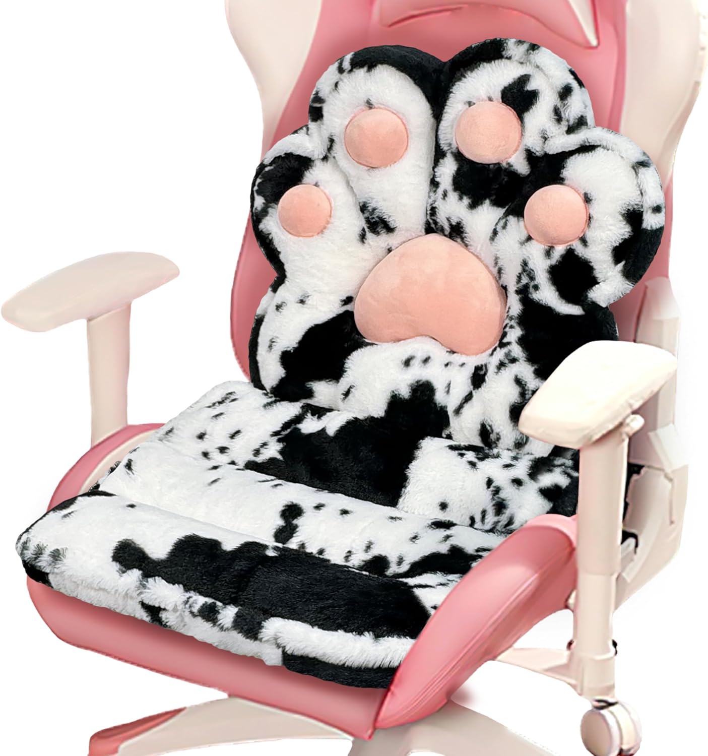 Cozy Cat Paw Gaming Cushion - Kawaii Comfort!