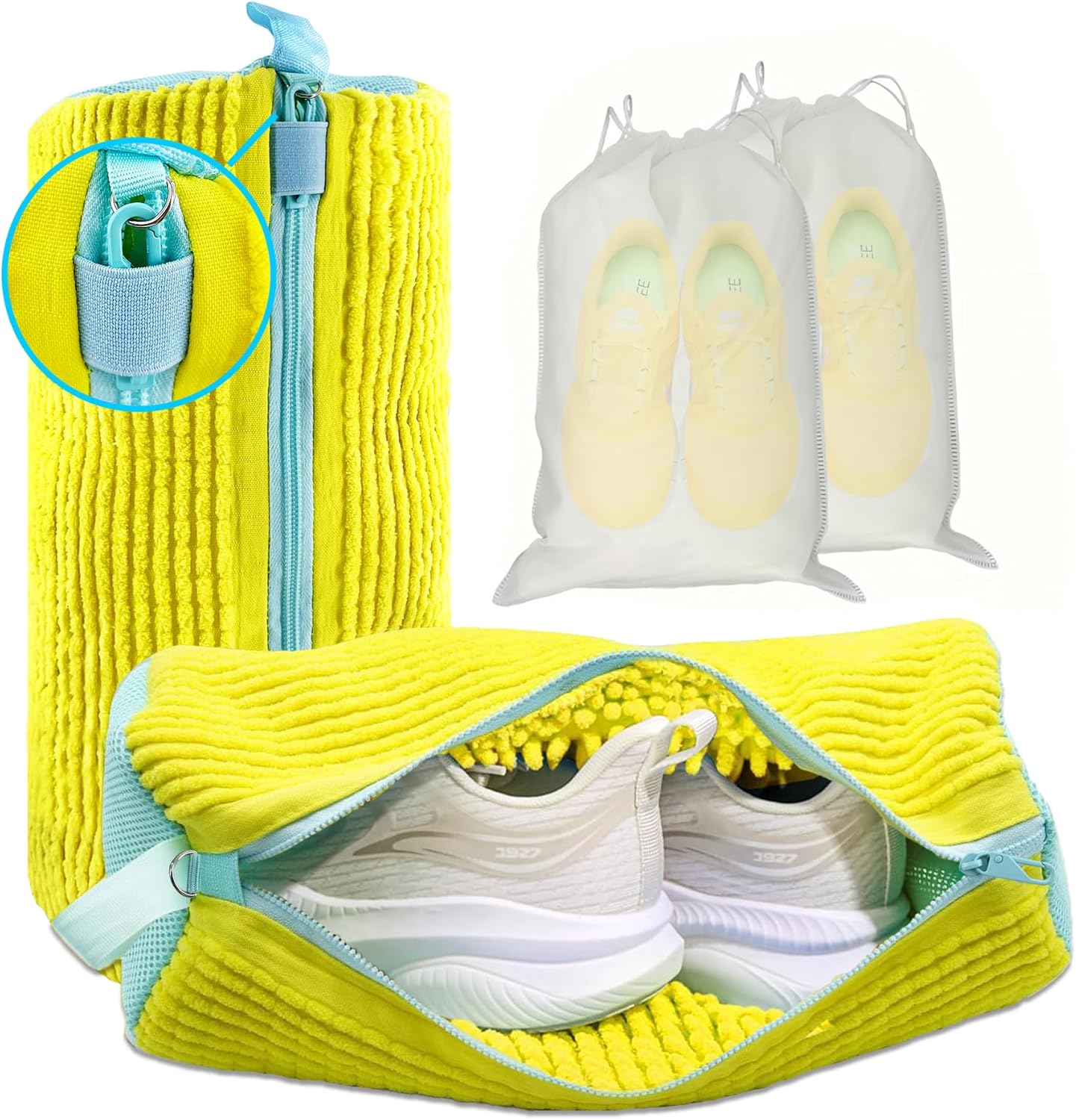 2-Pack Shoe Cleaning Bags - Deep Clean Sneakers!