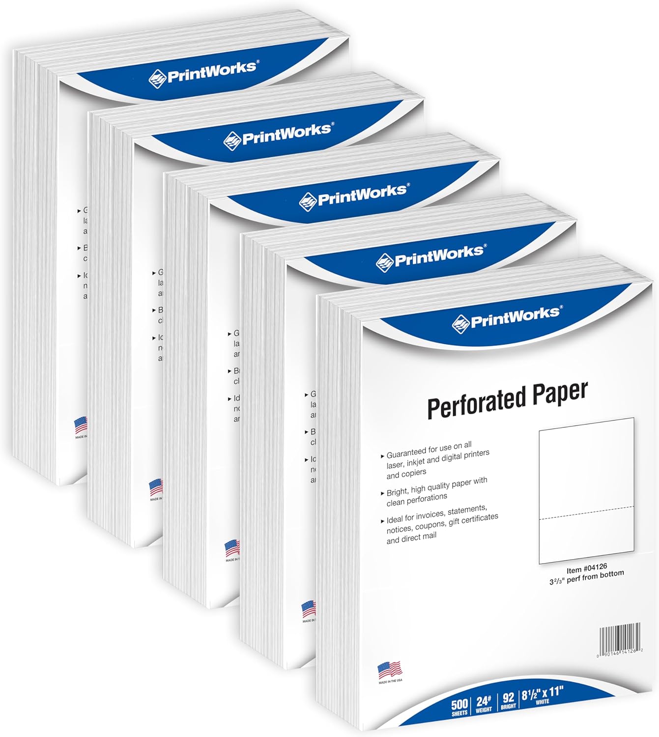 PrintWorks Professional Perforated Paper for W-2 and 1099 Forms