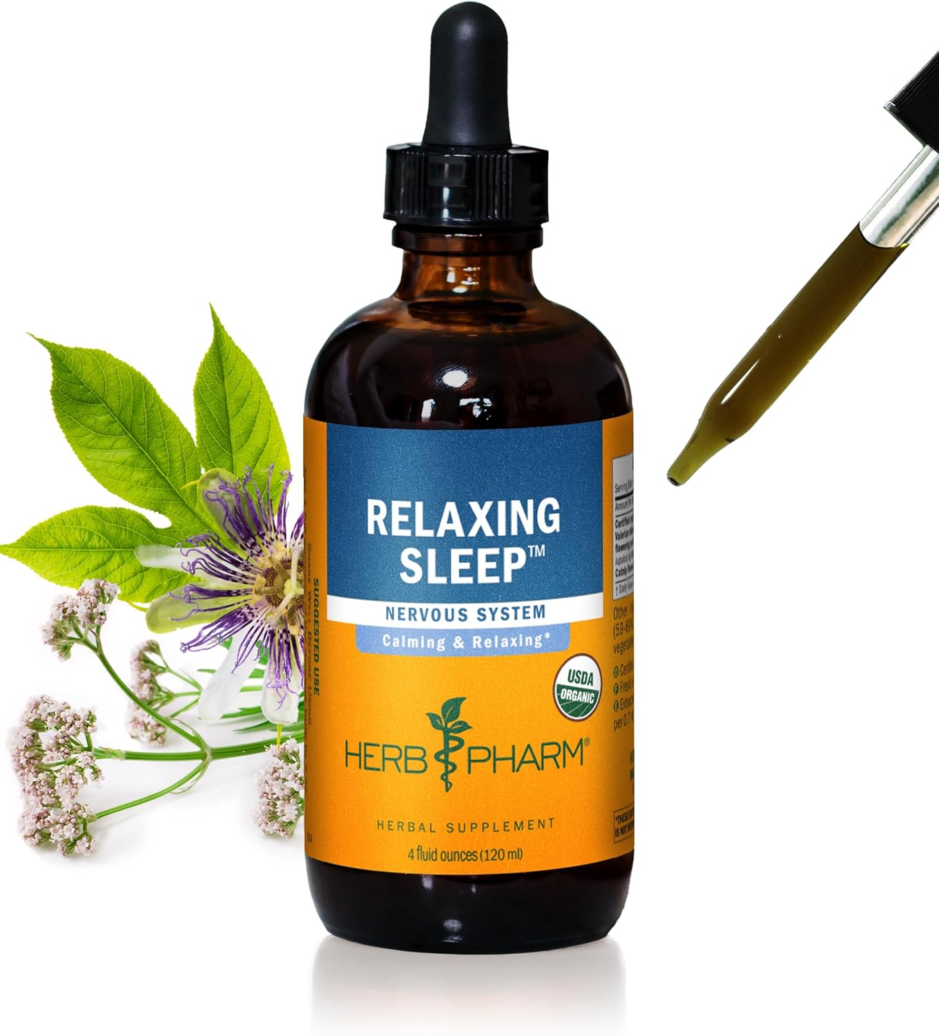 Relaxing Sleep Herbal Formula with Valerian Liquid Extract 4oz