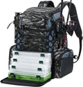 Piscifun Fishing Tackle Backpack with Rod Holders - Spacious