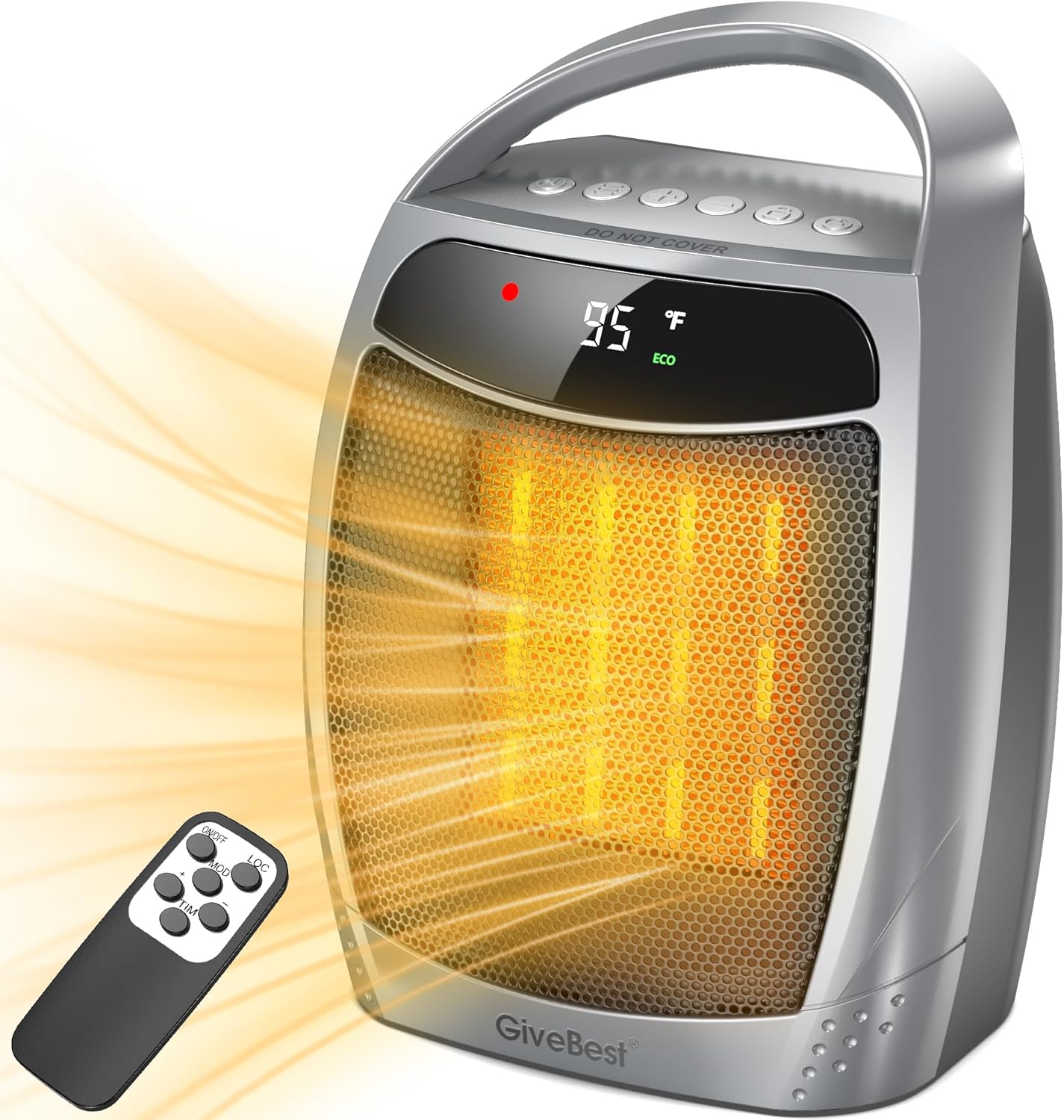 Compact 1500W Fast Heating Space Heater