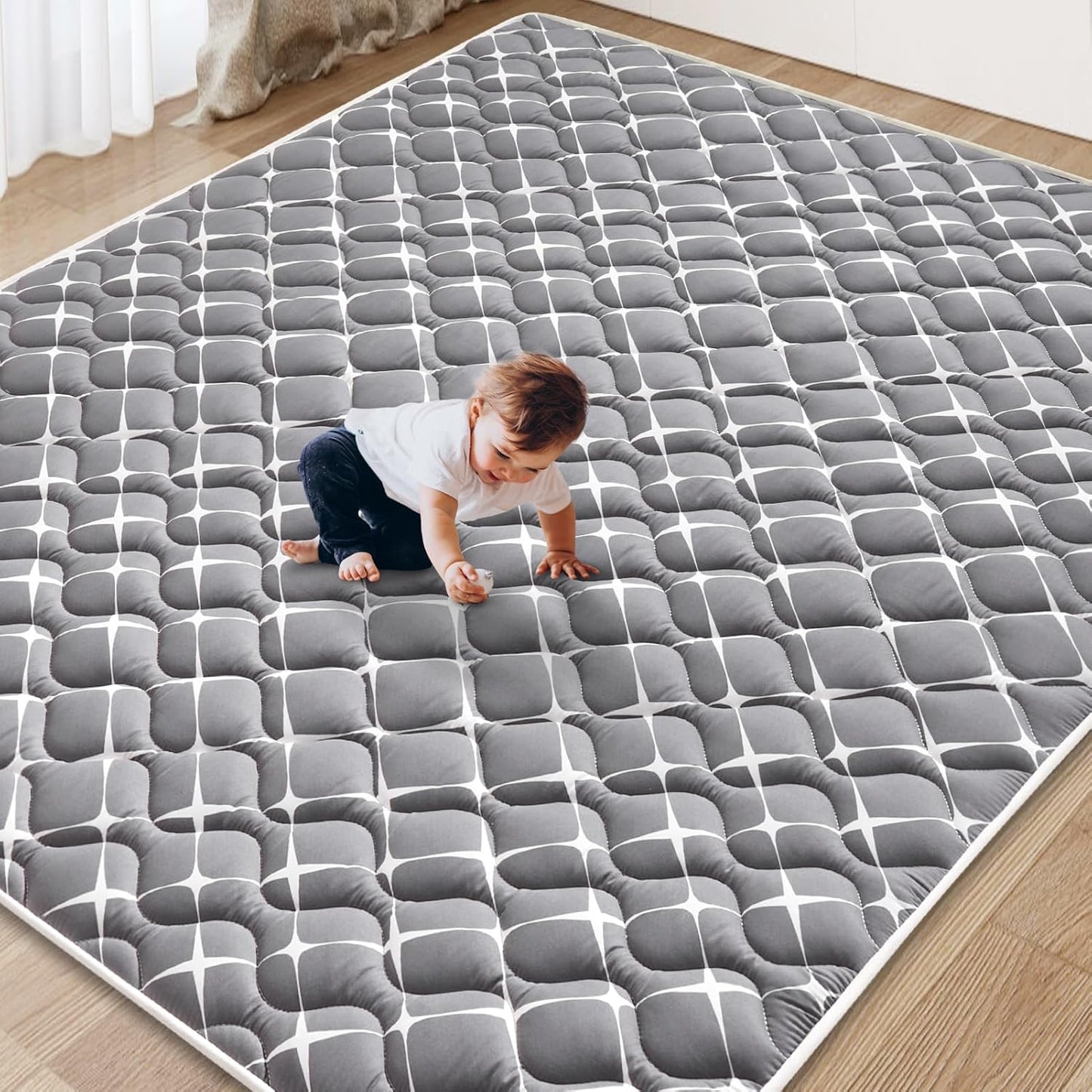 Vibe bear Extra Large Baby Play Mat for Safe Crawling Fun
