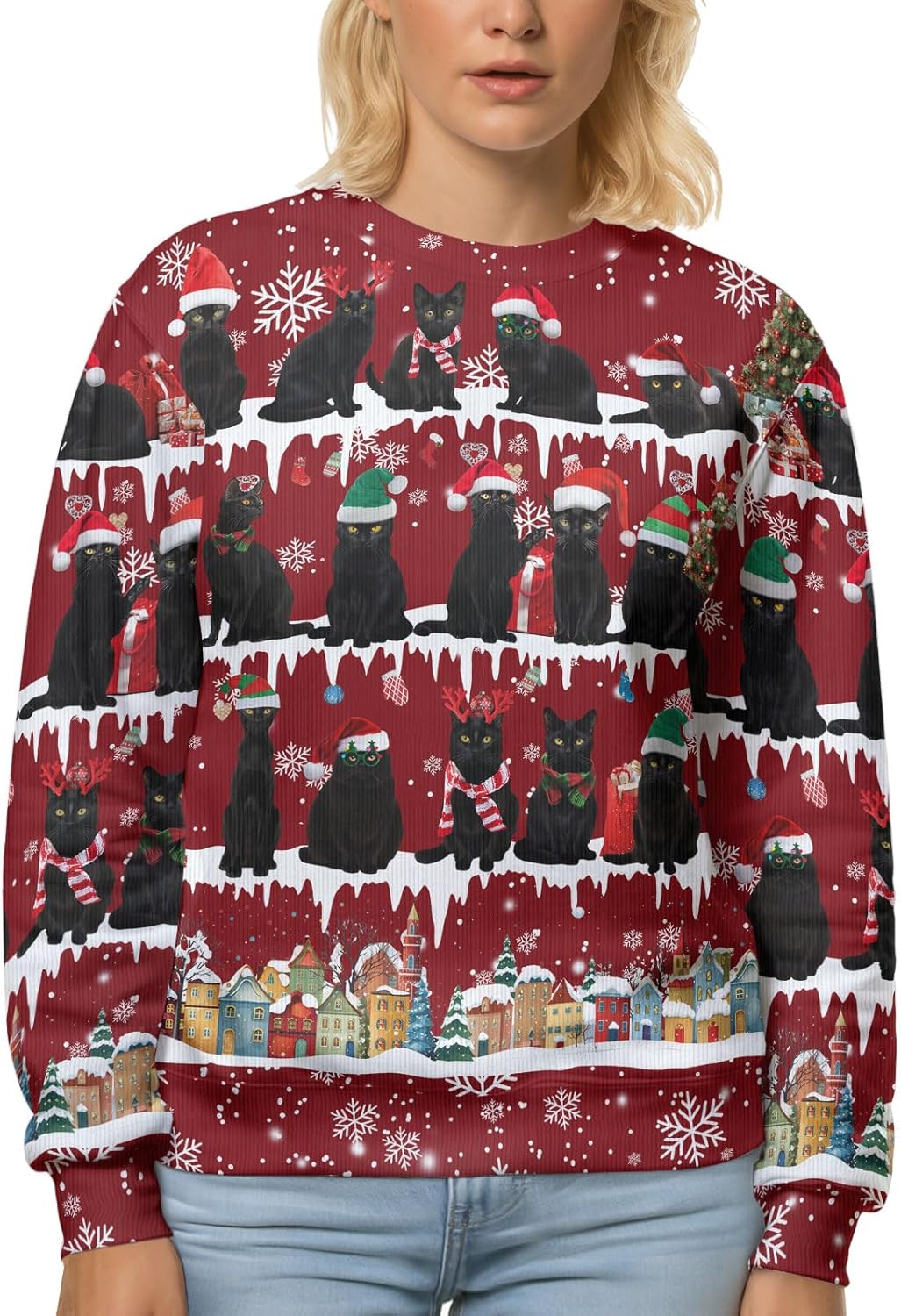 Funny Pet Knit Christmas Sweater for Pet Lovers and Friends