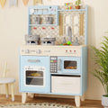 BIERUM Play Kitchen with Realistic Lights & Sounds - Compact Toddler