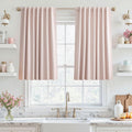 UHITECH Pink 100% Blackout Curtains 36 in - Thermal, Noise Reducing