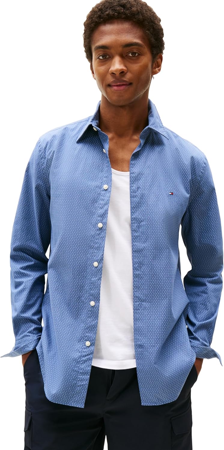 Tommy Hilfiger Long Sleeve Poplin Regular Fit Button Down Shirts