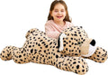 IKASA Giant Cheetah Stuffed Animal Plush Toy 30in - Large Soft Hugging