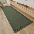 RESARE Christmas Waffle Bathroom Runner Rug 2x6 ft - Soft, Absorbent