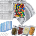 800-Pack Reclosable Large Mylar Bags for Food Storage and More