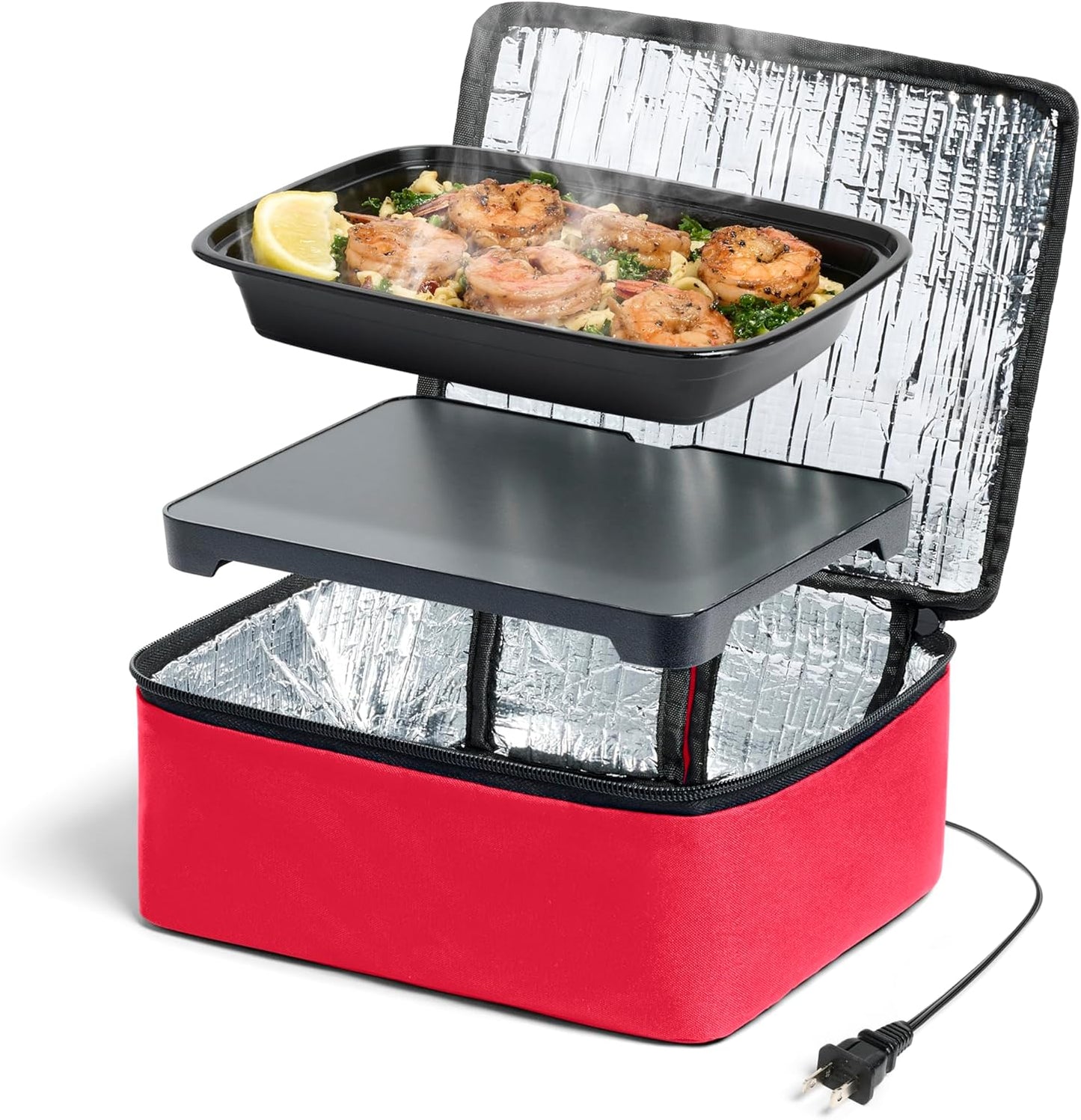 HOTLOGIC Mini Heated Lunch Box - Perfect for Work and Travel