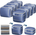 Compression Storage Bags 8 Pack with Window Zipper - Space Saving