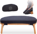 Mindful Modern Folding Meditation Bench - Comfortable Bamboo Seat