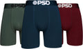 PSD Men's Warface Emerald 3-Pack Boxer Briefs - Comfortable Fit