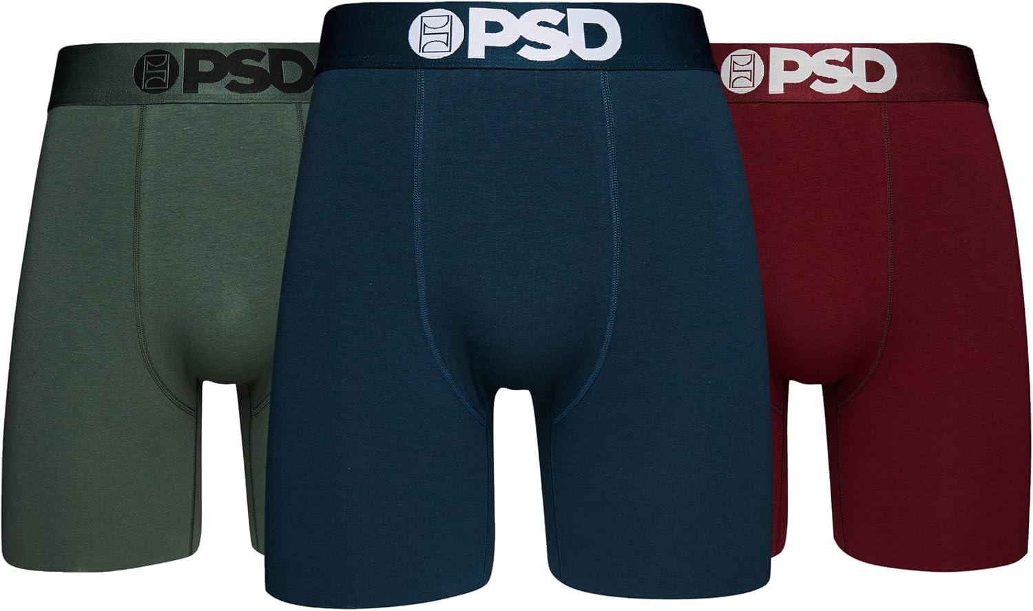 PSD Men's Warface Emerald 3-Pack Boxer Briefs for Comfort