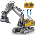 Remote Control Excavator Toys for Boys Age 6-12 - Realistic 1:20 RC