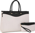 Handmade Luxury Vegan Leather Briefcase for Women, 16 inch Bag