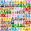120 Pack Mini Animal Plush Toy Set - Bulk Cute Stuffed Favors