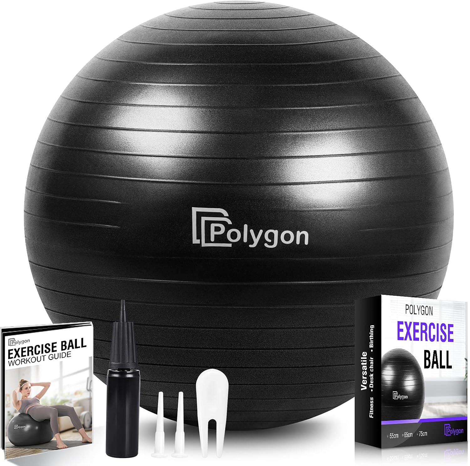Professional Anti-Burst Exercise Ball - Balance & Stability