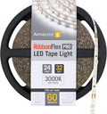 24V White LED Strip Lights 60 LED/m 3000K - RibbonFlex Pro