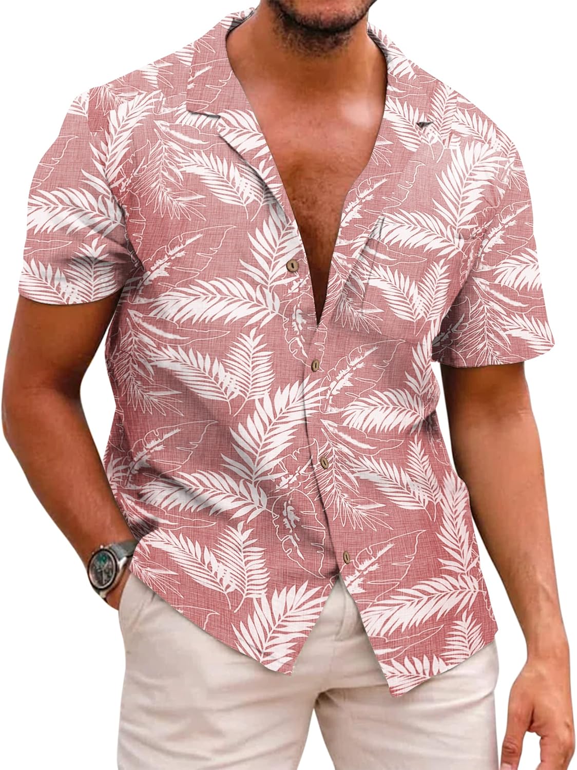 Stylish Floral Hawaiian Shirt for Men - Casual Summer Wear