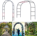 Thickened Tube Garden Arch Trellis - Stable Arbor for Climbing Plants