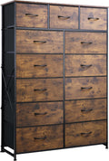 WLIVE Storage Organizer Unit with 13 Fabric Bins for Home Use