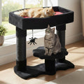 Gothic Cat Tree Tower with Coffin Bed and Scratching Posts - Spooky